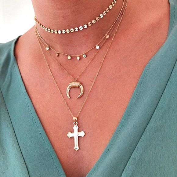 Fine Jewelry Sterling Silver Disc Choker Necklace NEW WITH GIFT BAG - Picture 2 of 13